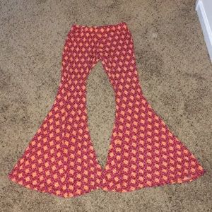 Stretchy flare pants